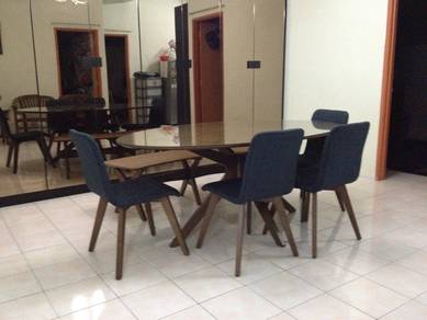 Dining Table, Chairs n Bench