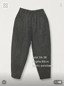 trousers pants women grey