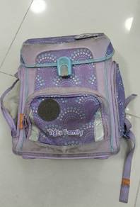 tiger family used bag purple 38cm x 31cm