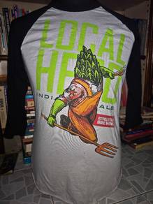 America Apparel. Local Hero Indian Pale Ale 3q Tee