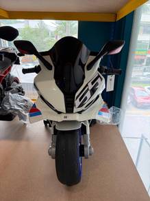 Kids 12V Dual-Drive Electric Motorcycle Pearl whit