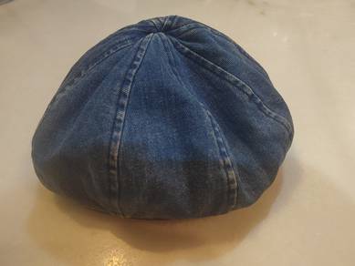 denim beret 