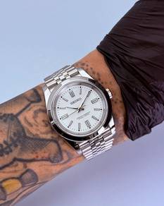 Custom Seiko Mod 39mm Premium White Oyster