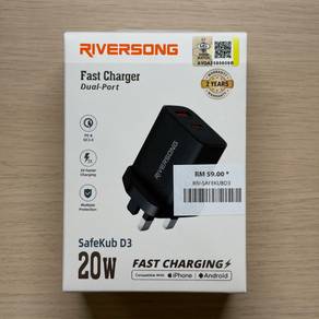 Riversong 20W Fast Charging Dual Port Charger