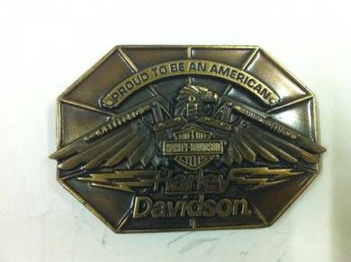 Belt Buckle – Harley Davidson Proud American