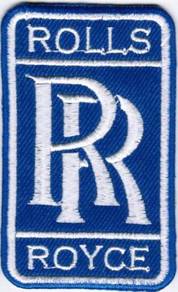 Rolls-Royce Rally Car Motorsport Racing Patch