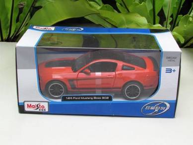Maisto 1-24 Ford Mustang Boss 302 Orange Car