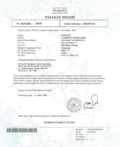 Residential Land in Cameron Highlands, PHG