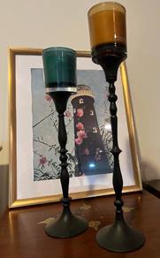 metal candle holders 