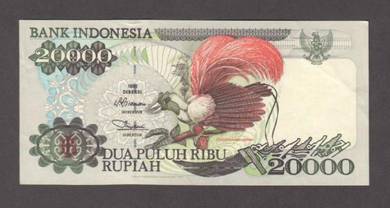 Indonesia 20000 Rupiah 印度尼西亚纸钞 1995 vf