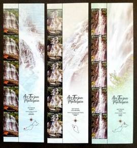 Mint stamp Header Waterfalls Malaysia 2022