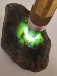 Icy Green Type A Natural Jadeite Jade Rough Stone