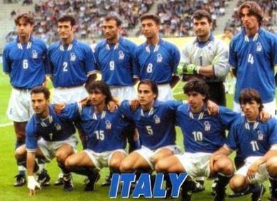 Rare jersey UEFA EURO 96 italy home 1996 authentic