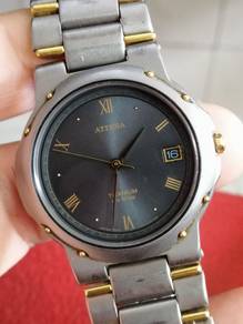 Vintage Citize Attesa titanium watch