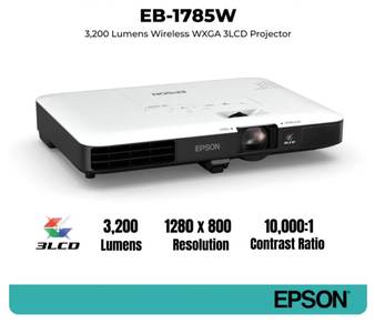 Epson EB-1785W Wifi Projector |Excellent Condition