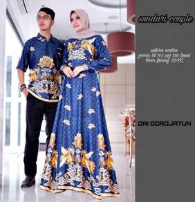 Sundari Set Batik Couple blue black