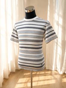 BAJU UNIQLO JW Anderson Dry Pique Striped ( M )