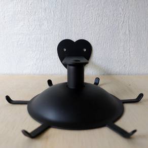 Black Rotating Wall Hook