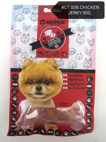 Agogo Dog Treat Chicken Jerky 90gram Snack Anjing