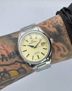 Custom Grand Seiko Mod 40mm Dawn Cream GS ‘SBGH309