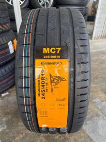 Tayar baru 245 40 19 Continental mc7 2026 new tyre