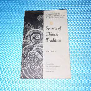 Vintage 1964 Sources of Chinese Tradition Vol. II