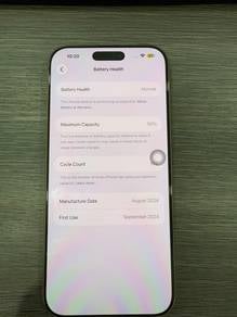 iphone 16 pro max 256gb 92% battery health