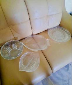 Vintage Glass Platter Set - Made In The 1980’s