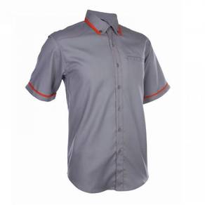 Baju Korporat Kemeja Oren Sport F1 3024 Dark Grey
