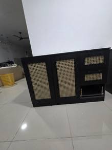 Wooden Cabinet (2 Doors + 3 Drawers)