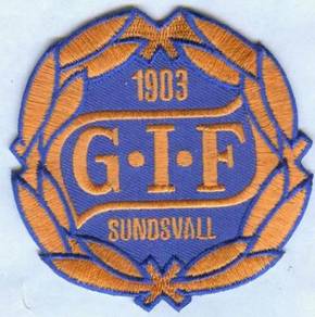 GIF Gymnastik Sundsvall Sweden Football Patch