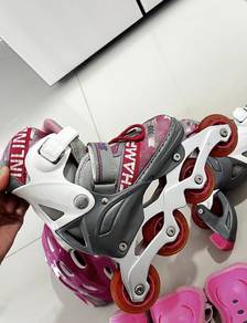 Kids Inline roller Skates Helmet&Pads Set(195-210