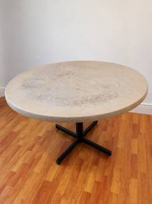 Hand-crafted dining table, Meja second hand untuk dijual