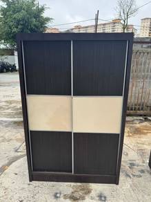 4x6ft Sliding Door Almari Baju Wardrobe Closet