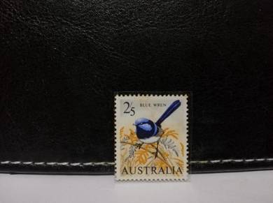 1964 Australia Stamp Blue Wren Bird