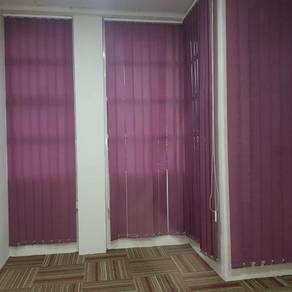 PASANG VERTICAL BLIND l install langsir pejabat