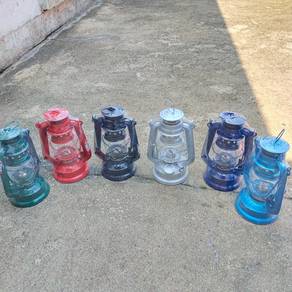 6pcs Antique Lampu Pelita Minyak Tanah 19cm Klasik