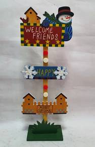 Wooden house mailbox indoor and outdoor decoration
