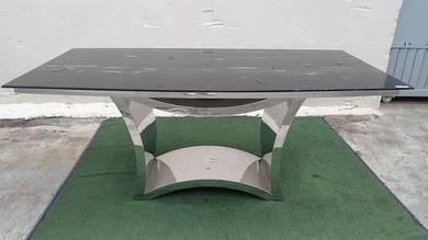 Y67D  Meja Designer 6 Ft Oval Shape Granite Top