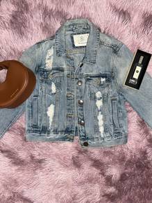 Distressed Denim Jacket