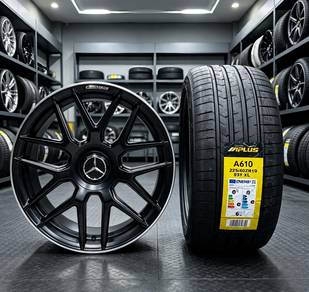 Mercedes A200 A220 A250 19" Rim + Tayar Baru R443