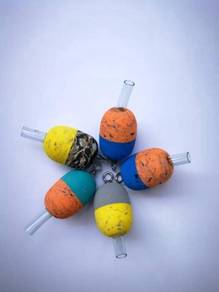 Fishing Float Apungan Pancing Pattern Egg x5pcs