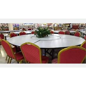 320cm Multiple Size Big Folding Round Table Meja