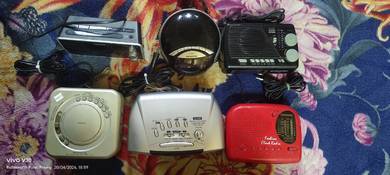 Philips,Panasonic,Pensonic,Sony clock radio 