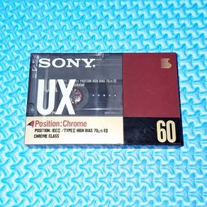 SONY UX 60 Type II (Chrome) Blank Cassette Tape