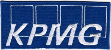 KPMG #WTBU Auditor Motor Car Racing Badge Patch