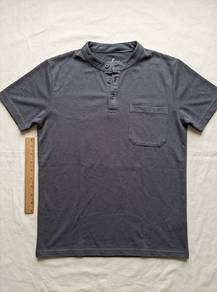 JOOB & LENY Men's Charcoal Gray Short-Sleeve Henle
