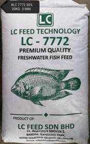 LC 7772 Freshwater Fish Feed 20kg Makanan Ikan
