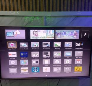 Smart tv 42" Panasonic ada youtube