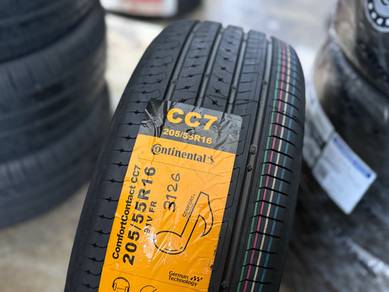 Tayar Baru 205 55 16 Continental CC7 2026